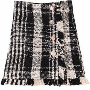 Jacqueline Tweed Black and White Tweed Min…